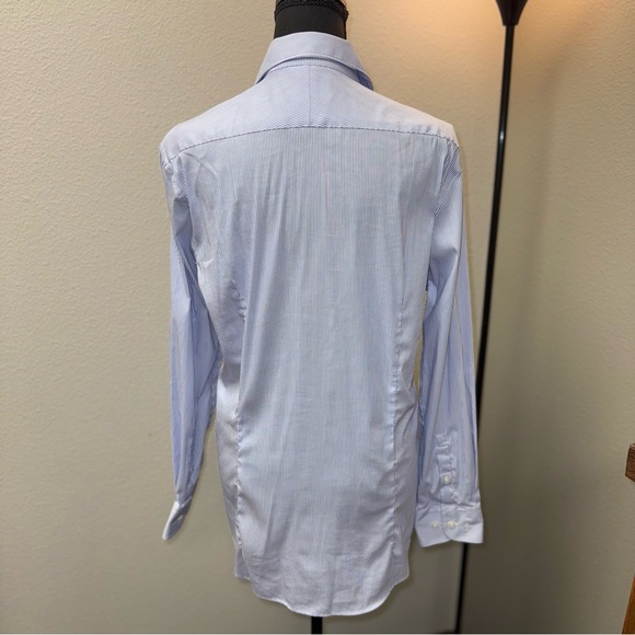 Psycho Bunny Slim Fit Stretch Non-Iron Dress Shirt. Size 15 32/33 - Picture 3 of 7